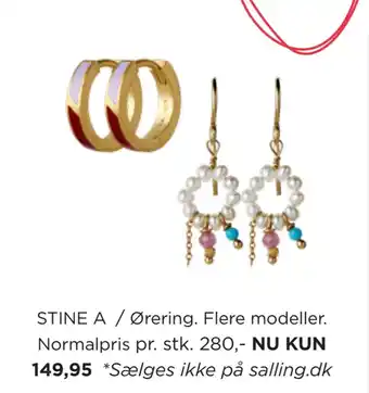 Stine a / ørering