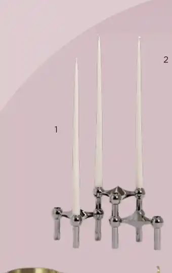 Salling Stoff nagel lysestage tilbud