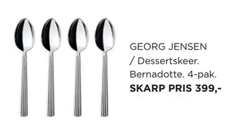 Salling Georg jensen / dessertskeer tilbud