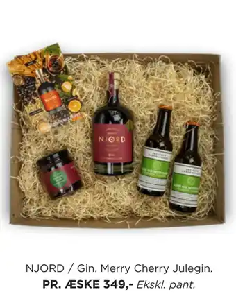 Njord / gin. merry cherry julegin