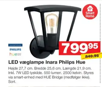 Bauhaus Hue væglampe tilbud