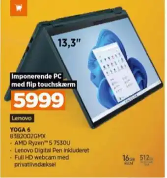 Power Lenovo bærbar pc tilbud