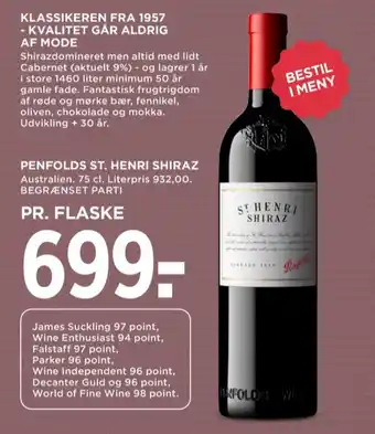 MENY Ukendt italiensk rødvin tilbud