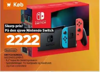 Power Nintendo switch spillekonsol tilbud