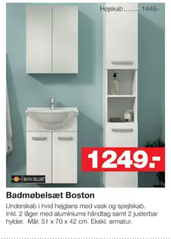 Bauhaus Bath deluxe badmøbel tilbud