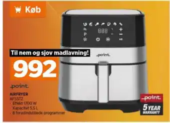 Power Point airfryer tilbud