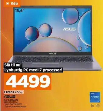 Power Asus bærbar pc tilbud