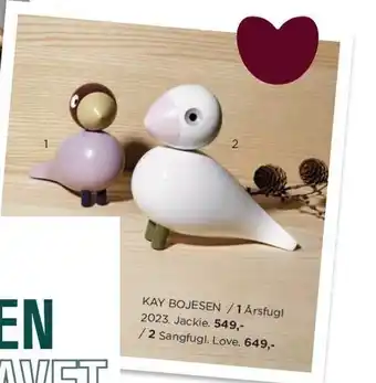 Salling Kay bojesen årsfugl eller sangfugl tilbud
