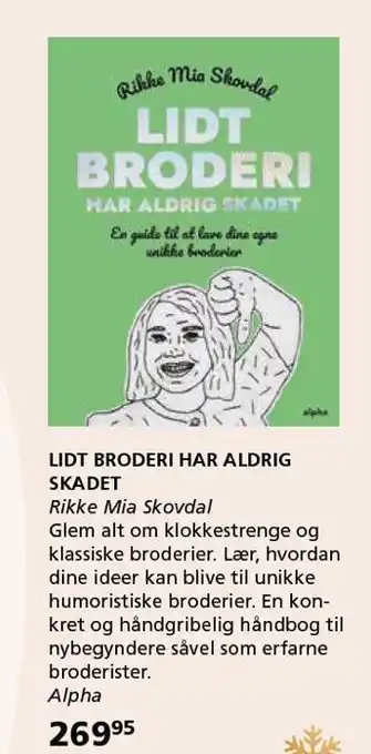 Lidt broderi har aldrig skadet