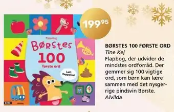 Kon-Tur Børstes 100 første ord tilbud