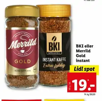 Let-Køb BKI eller Merrild Gold instant tilbud