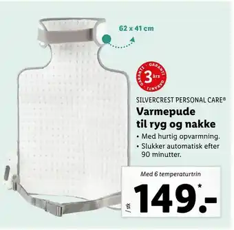 Let-Køb Varmepude til ryg og nakke tilbud