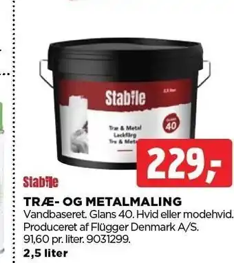 jem & fix Træ- og metalmaling tilbud