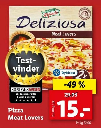 Let-Køb Pizza Meat Lovers tilbud