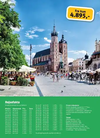 Riis Rejser Rejsefakta tilbud
