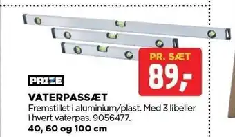 jem & fix Vaterpassæt tilbud