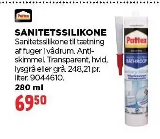 jem & fix Sanitetssilikone tilbud