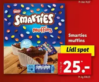 Smarties muffins