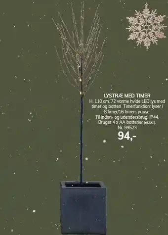 Lystræ med timer