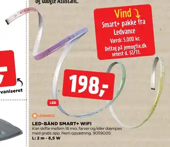 jem & fix Led-bånd smart+ wifi tilbud