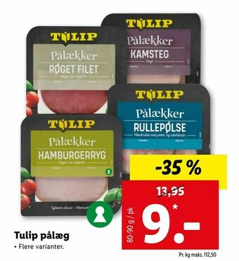 Let-Køb Tulip pålæg tilbud