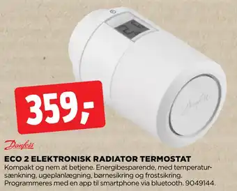 jem & fix Eco 2 elektronisk radiator termostat tilbud