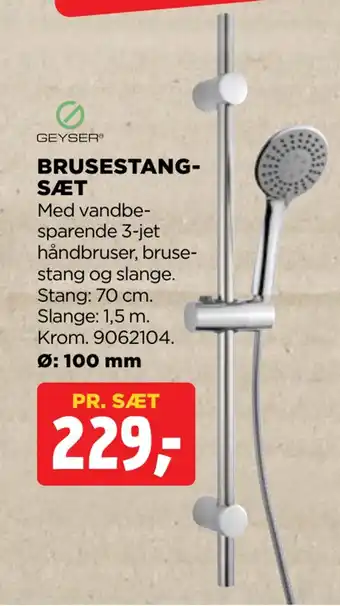 jem & fix Brusestangsæt tilbud