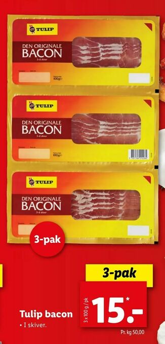 Let-Køb Tulip bacon tilbud