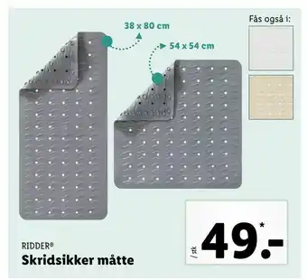 Skridsikker måtte