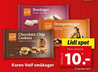 Let-Køb Karen volf småkager tilbud