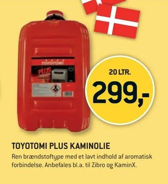 XL-BYG Toyotomi plus kaminolie tilbud