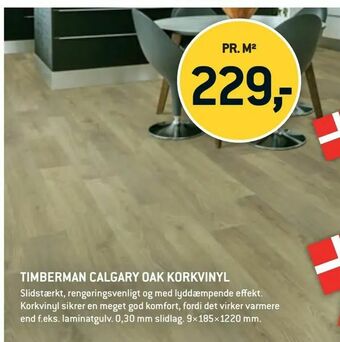 XL-BYG Timberman calgary oak korkvinyl tilbud