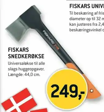 XL-BYG Fiskars snedkerøkse tilbud