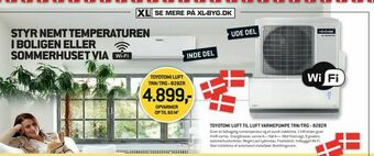 Toyotomi luft til luft varmepumpe trn/trg - 828zr