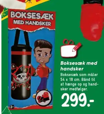 Bilka Boksesæk med handsker tilbud