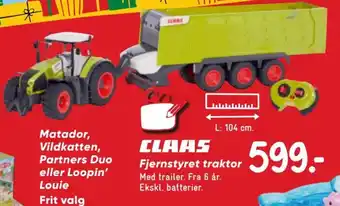 Bilka Fjernstyret traktor tilbud