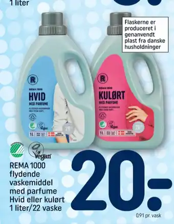 REMA 1000 Rema 1000 vaskemiddel-flydende tilbud