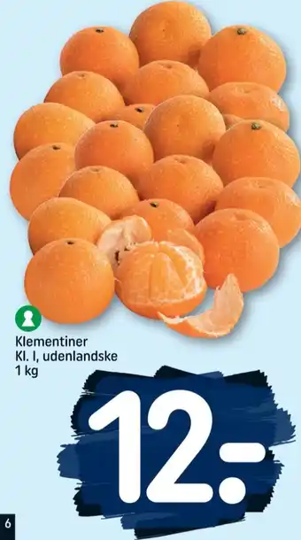 REMA 1000 Ukendt clementiner tilbud