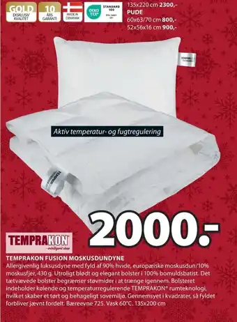 TEMPRAKON FUSION MOSKUSDUNDYNE