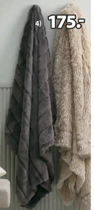 JYSK STAVKLOKKE PLAID tilbud
