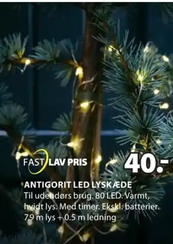 JYSK ANTIGORIT LED LYSKÆDE tilbud