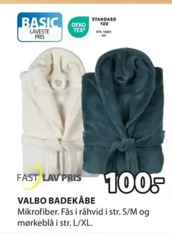 JYSK VALBO BADEKÅBE tilbud