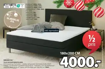 JYSK PLUS C60 KONTINENTALSENG tilbud