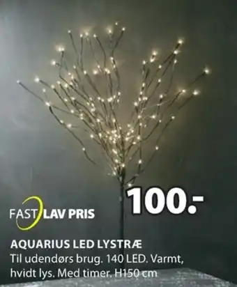 JYSK AQUARIUS LED LYSTRÆ tilbud