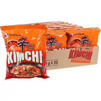 Nongshim | instant nuddel suppe kimchi 20-pak | kolonial > konserves og madmix