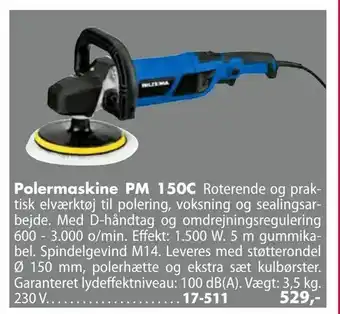 Biltema Polermaskine PM 150C tilbud