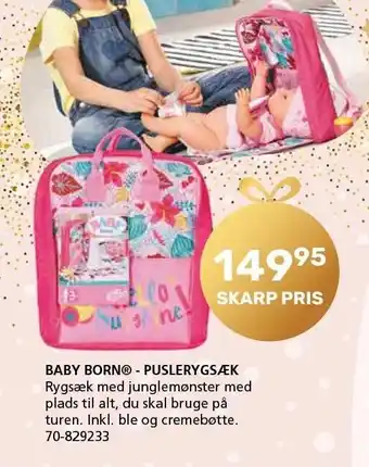 Kon-Tur Baby born - puslerygsæk tilbud