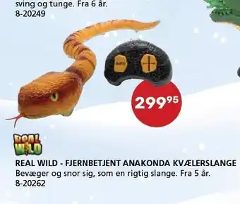 Kon-Tur Real wild - fjernbetjent anakonda kvælerslange tilbud
