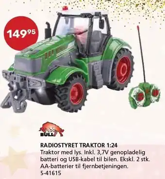 Radiostyret traktor 1:24