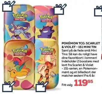 Bog & idé Pokémon tcg: scarlet & violet - 151 mini tin tilbud